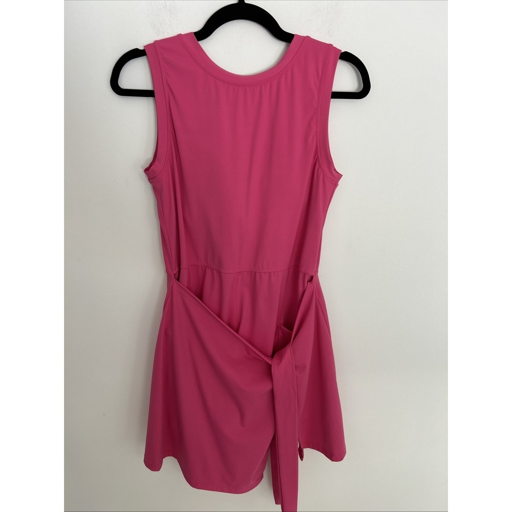 Attraco Women's M Swimsuit Padded Pink Front Pockets Wrap Tie Skirt/Skort
